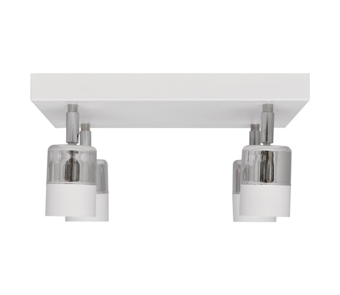 LED Oświetlenie punktowe TUBSSON 4xGU10/4,8W/230V biały/chrom błyszczący