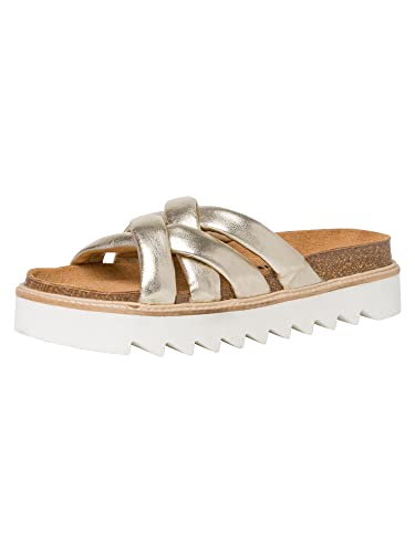 Tamaris Damskie kapcie 1-1-27402-20, jasnozłote, 38 EU, Light Gold, 38 EU