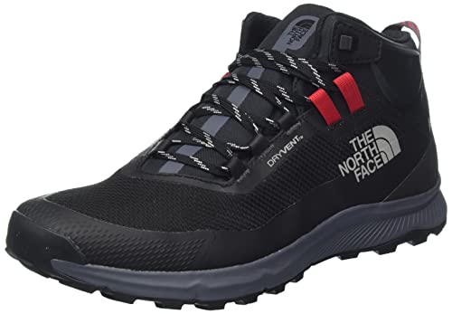 THE NORTH FACE Cragstone Mid WP, trampki męskie, Tnf Czarny Wanadis Szary, 39 EU