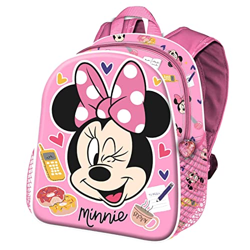 Minnie Mouse Wink-S plecak 3D, różowy, różowy, Jeden rozmiar, Mały plecak 3D Wink