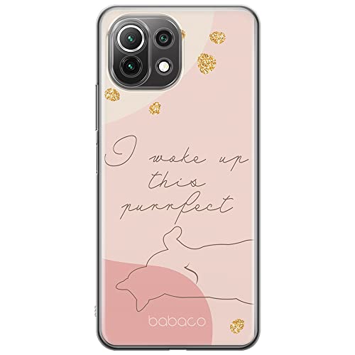 Etui dedykowane do XIAOMI MI 11 LITE 4G / MI 11 LITE 5G / 11 LITE 5G NE wzór:  Koty 008 I woke up this perfect oryginalne i oficjalnie licencjonowane