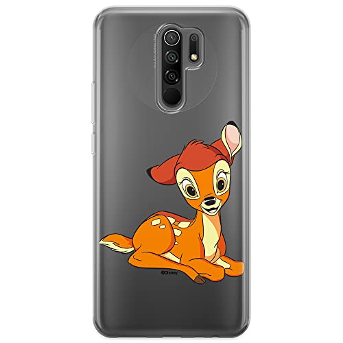 ERT GROUP etui na telefon Xiaomi REDMI 9, case oryginalny i oficjalnie licencjonowany przez Disney, wzór Bambi 016, optymalnie dopasowane, plecki z TPU częściowo przeźroczyste