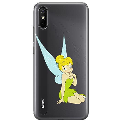 ERT GROUP etui na telefon Xiaomi REDMI 9A, case oryginalny i oficjalnie licencjonowany przez Disney, wzór Tinker Bell 005, optymalnie dopasowane, plecki z TPU częściowo przeźroczyste