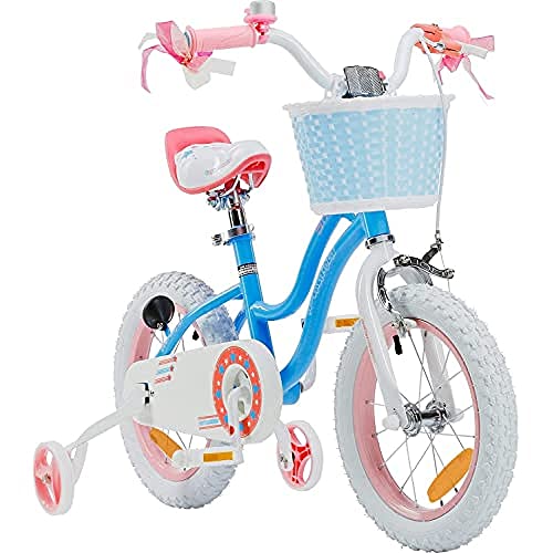 Royal Baby Stargirl rower dziecięcy dziewczęcy rower hamulec ręczny i wsteczny 16 cali od lat dzieci rower niebieski