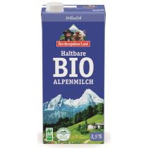 Berchtesgadener Land Mleko alpejskie UHT (min. 3,5 % tłuszczu) 1 l Bio