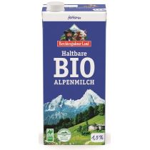 Berchtesgadener Land Mleko alpejskie UHT (min. 1,5 % tłuszczu) 1 l Bio