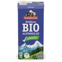 Berchtesgadener Land Mleko alpejskie UHT o obniżonej zawartości laktozy (min. 3,5 % tłuszczu) 1 l Bio