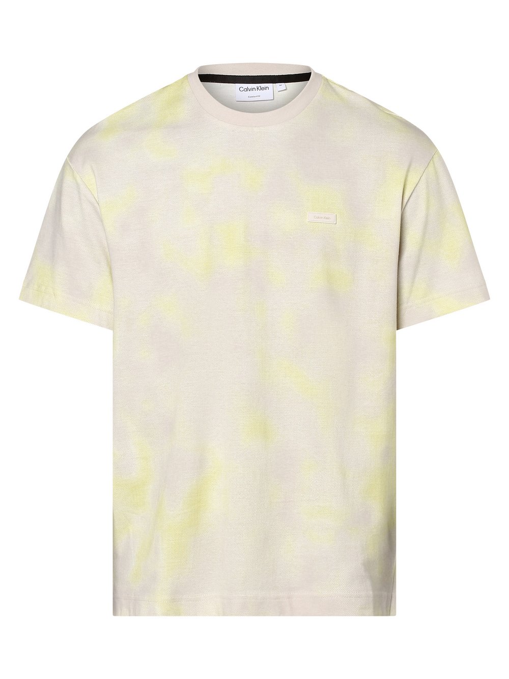 Calvin Klein - T-shirt męski, wielokolorowy|beżowy