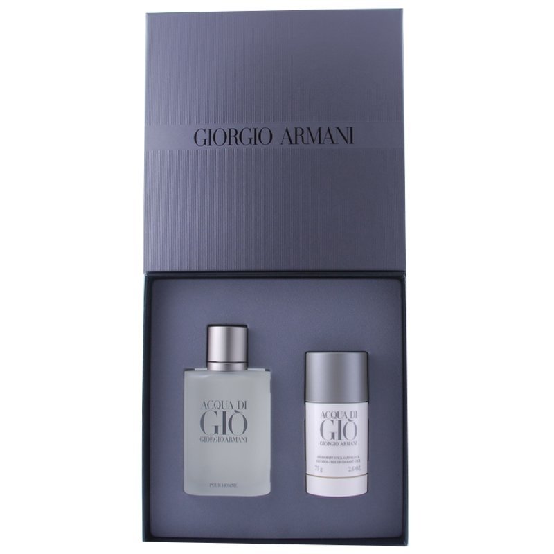 Giorgio Armani Giorgio Giorgio Acqua di Gio Pour Homme zestaw Edt 100ml + 75ml deo stick dla mężczyzn
