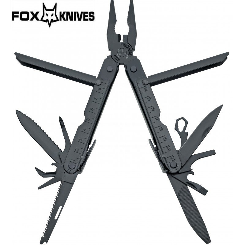 Zdjęcia - Nóż / multitool MW Power FOX - Multitool BlackFox Titanium - BF-200 