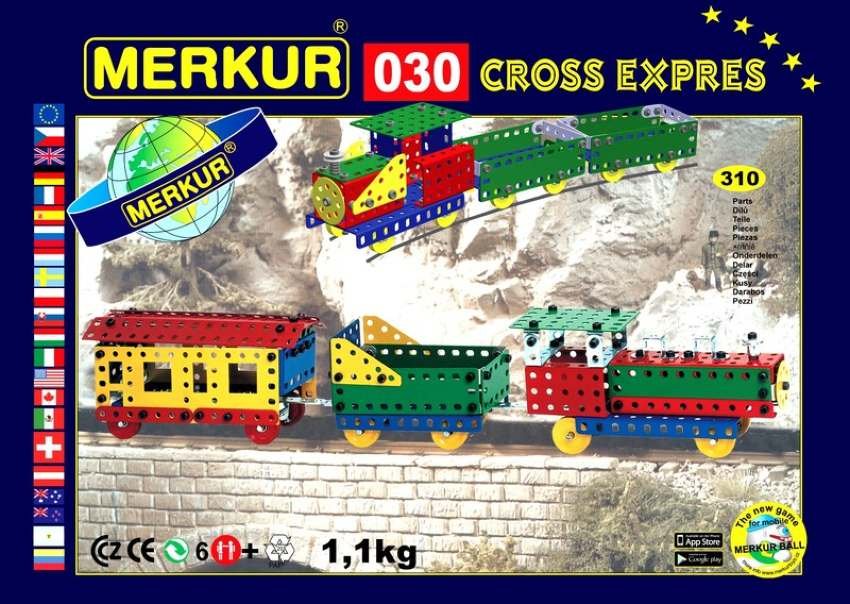 MERKUR Model do składania Pociąg 030