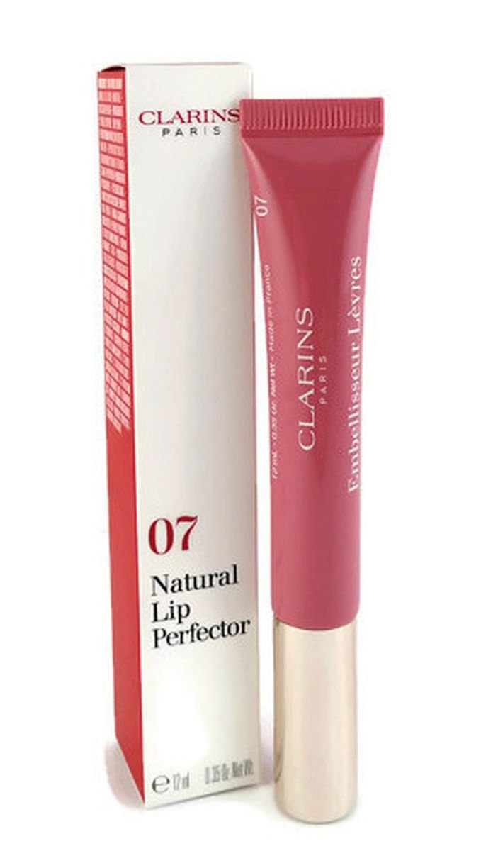 Clarins 07 toffee pink shimmer Błyszczyk nawilżający 12ml