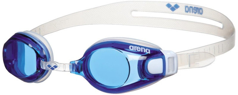 Arena Zoom Fit okulary do pływania, unisex dorosłych, niebieski (Blue/Clear), rozmiar uniwersalny, niebieski, w rozmiarze uniwersalnym 0000092404-017_Única