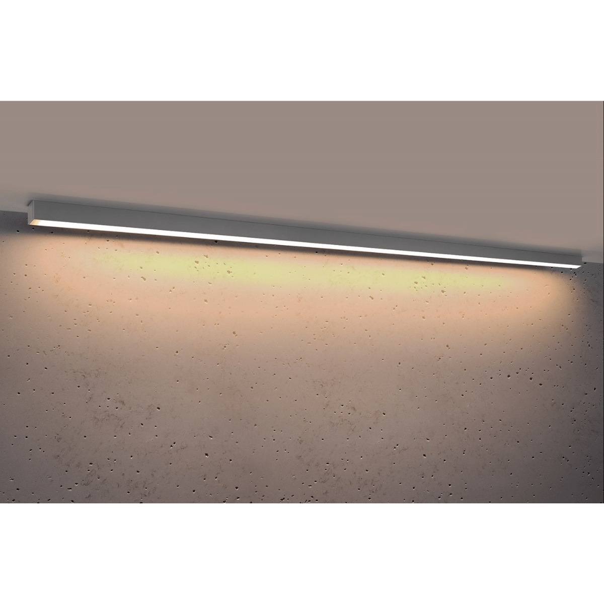 Plafon na listwie Pinne TH.242 Thoro LED 50W 3000K do kuchni szary