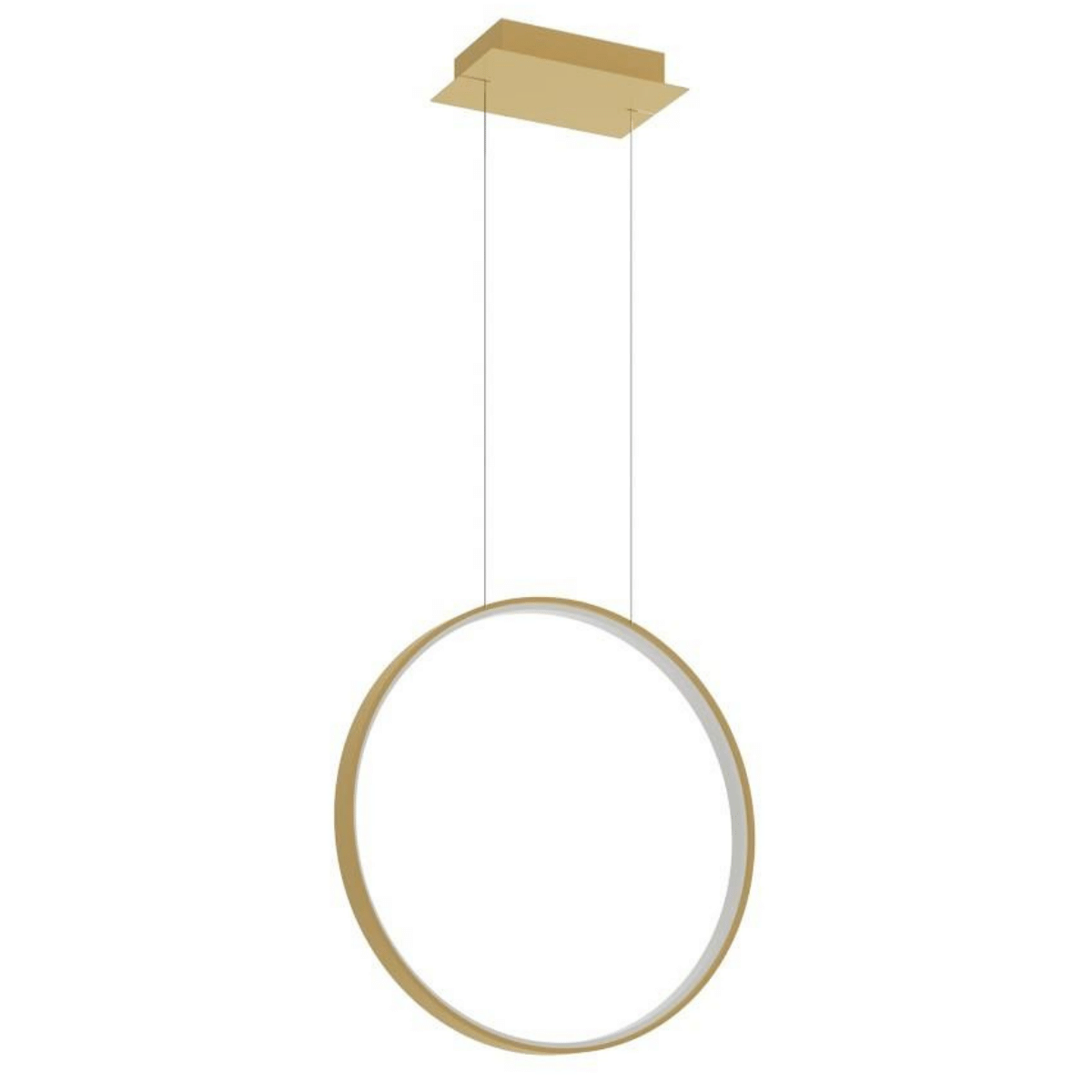 Lampa wisząca okrąg Rio TH.220 Thoro LED 30W 3000K nad wyspę złota