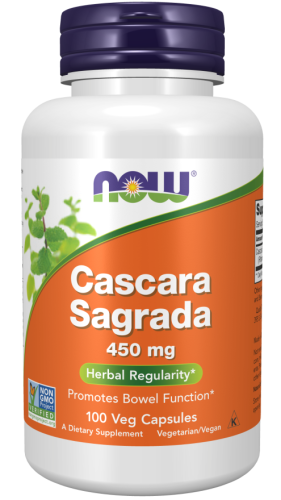 Now Foods Cascara Sagrada 450 mg 100 kaps