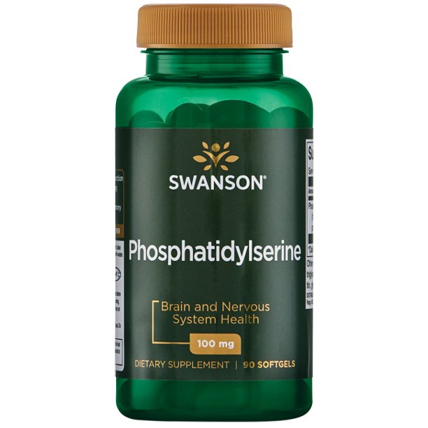 Swanson Fosfatydyloseryna (fosfatydyloseryna) 100 mg, 90 kapsułek