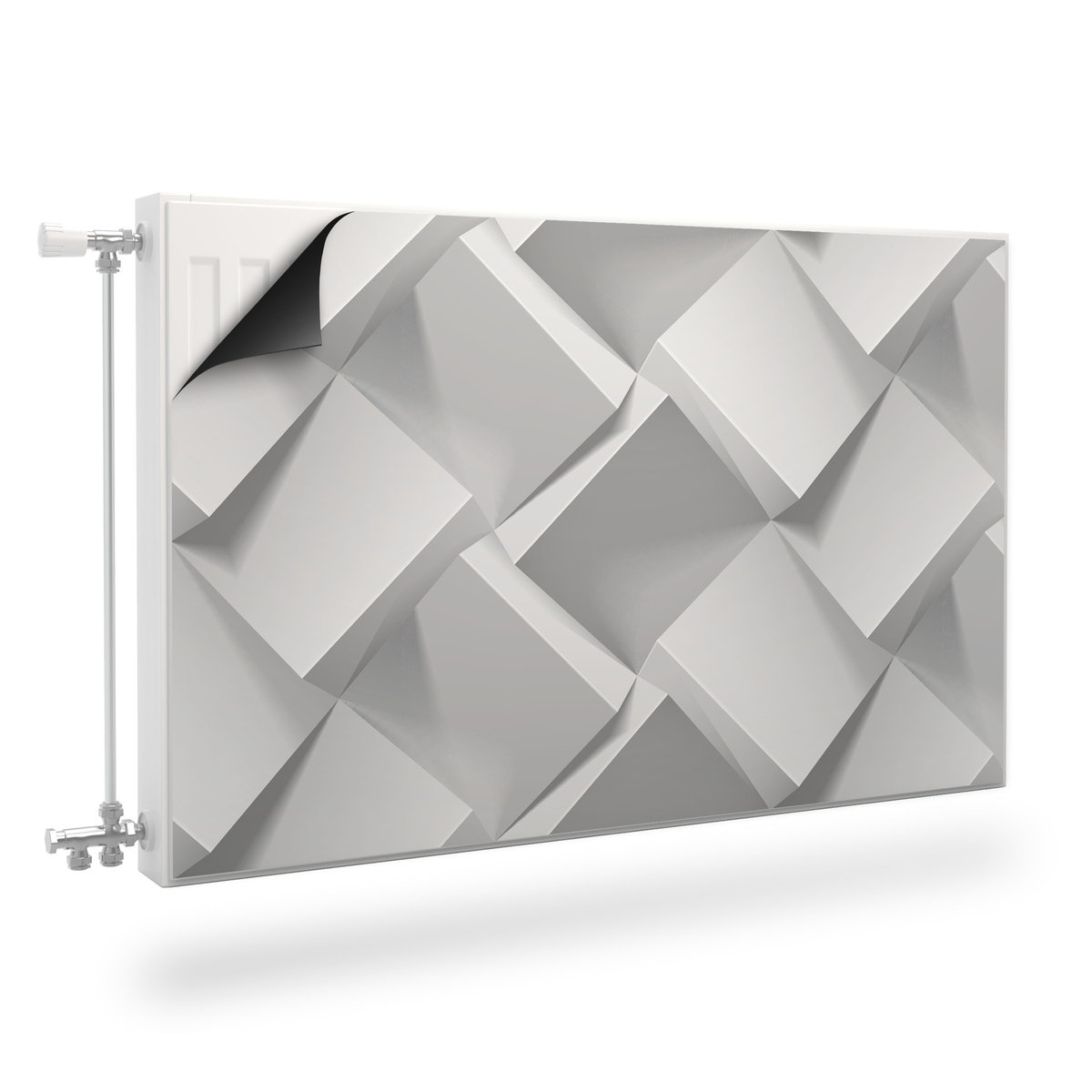 Mata Magnetyczna Na Grzejnik GEOMETRYCZNE Wzory Efekt 3D 120cm x 60cm