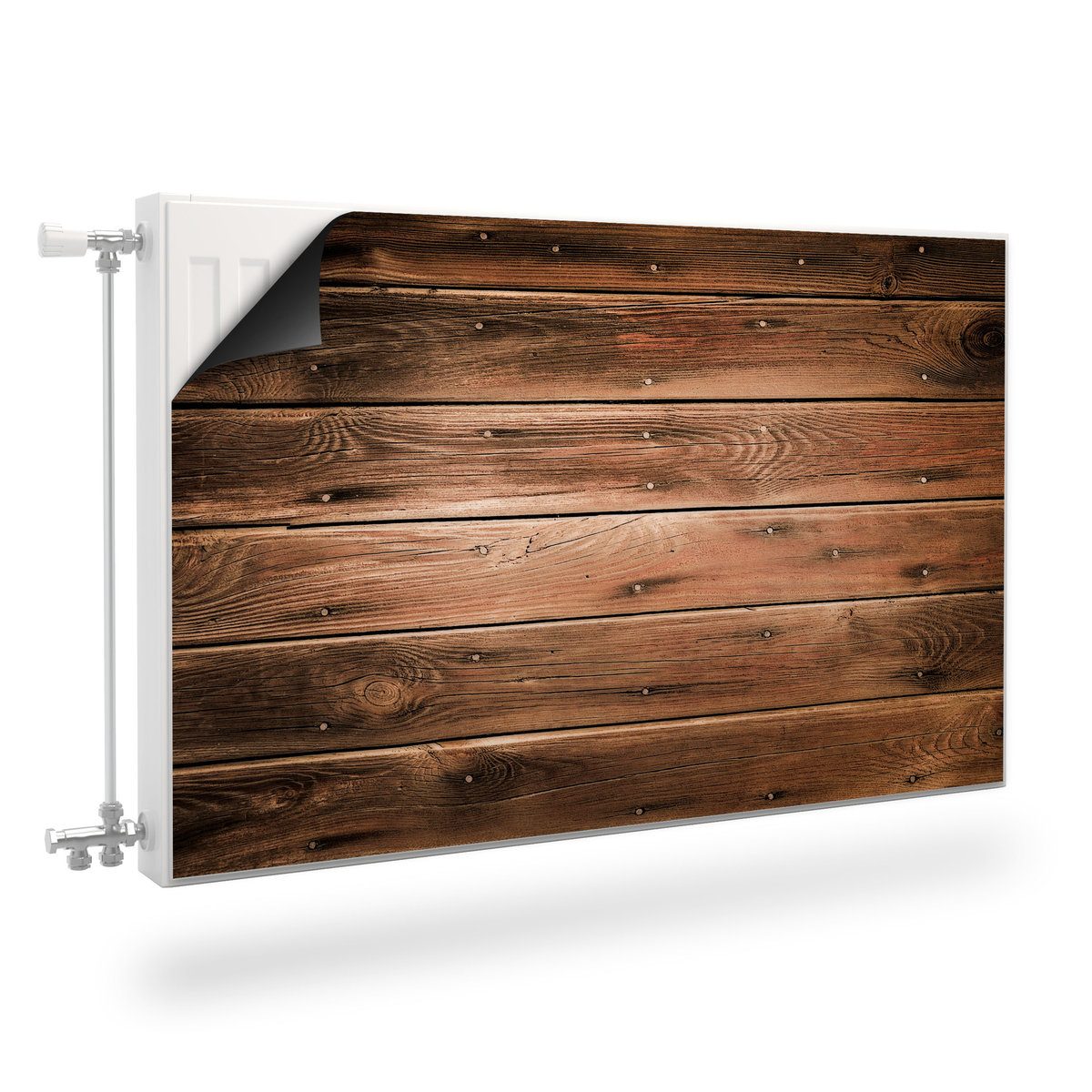 Mata MAGNETYCZNA Na Kaloryfer Poziome Deski Imitacja Drewna 120cm x 60cm