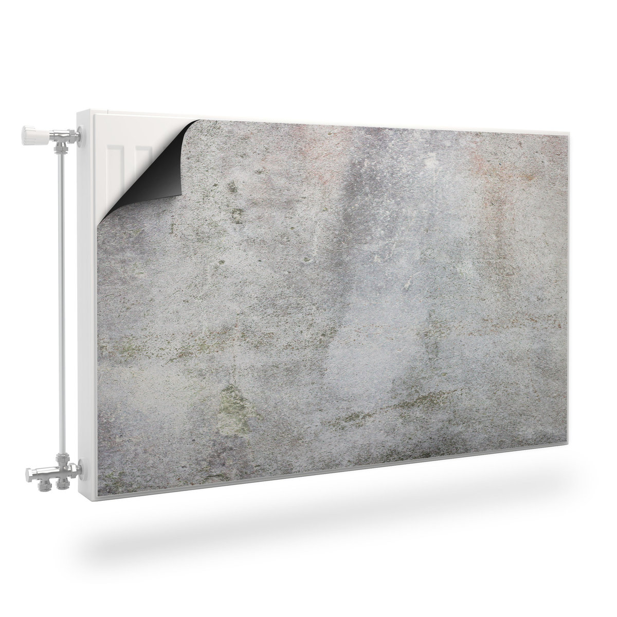 Mata MAGNETYCZNA Grzejnika Betonowy Mur Kamień 110cm x 60cm