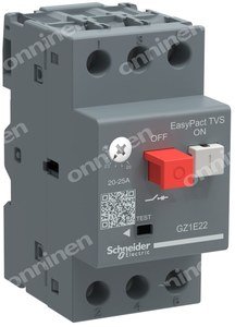 Schneider Electric Wyłącznik silnikowy GZ1E napęd przyciskowy I=4-6,3A zaciski skrzynkowe