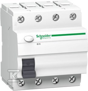 Schneider Electric Wyłącznik różnicowoprądowy ID K 4p, 40A, 300mA, typu A A9Z04440 A9Z04440