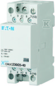 Stycznik instalacyjny z cewką AC/DC CMUC230/25-31