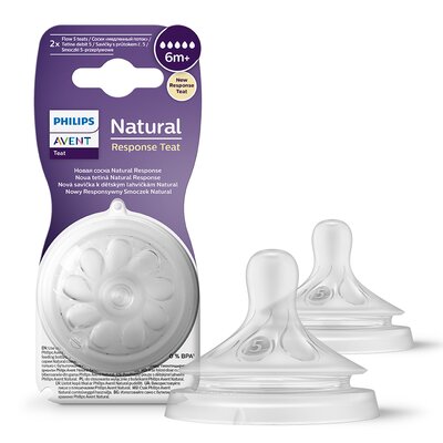Avent Smoczek responsywny Natural 6 m+ 2 szt.