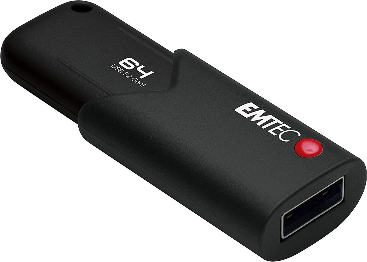 Pendrive Pamięć 64Gb Usb 3.2 Click Secure Emtec