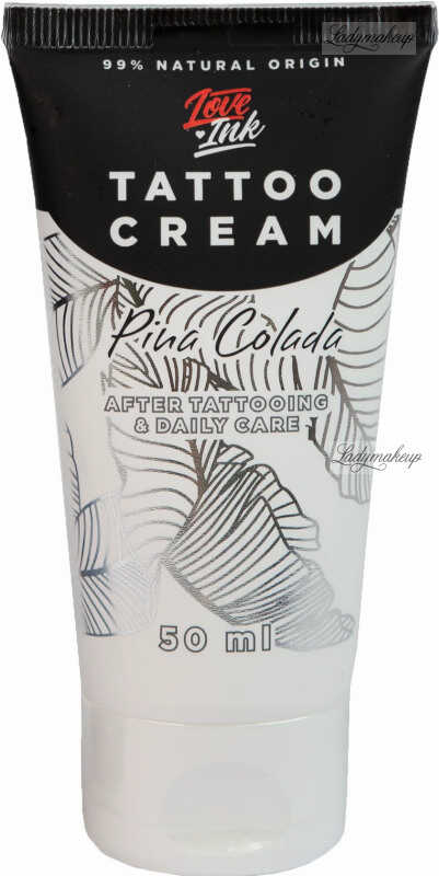 LoveInk - Tattoo Cream - Krem do pielęgnacji tatuażu - Pina Colada - 50 ml