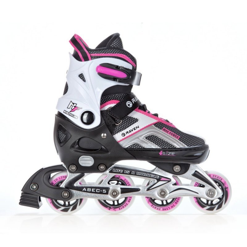 Rolki Raven Pulse (black/pink)