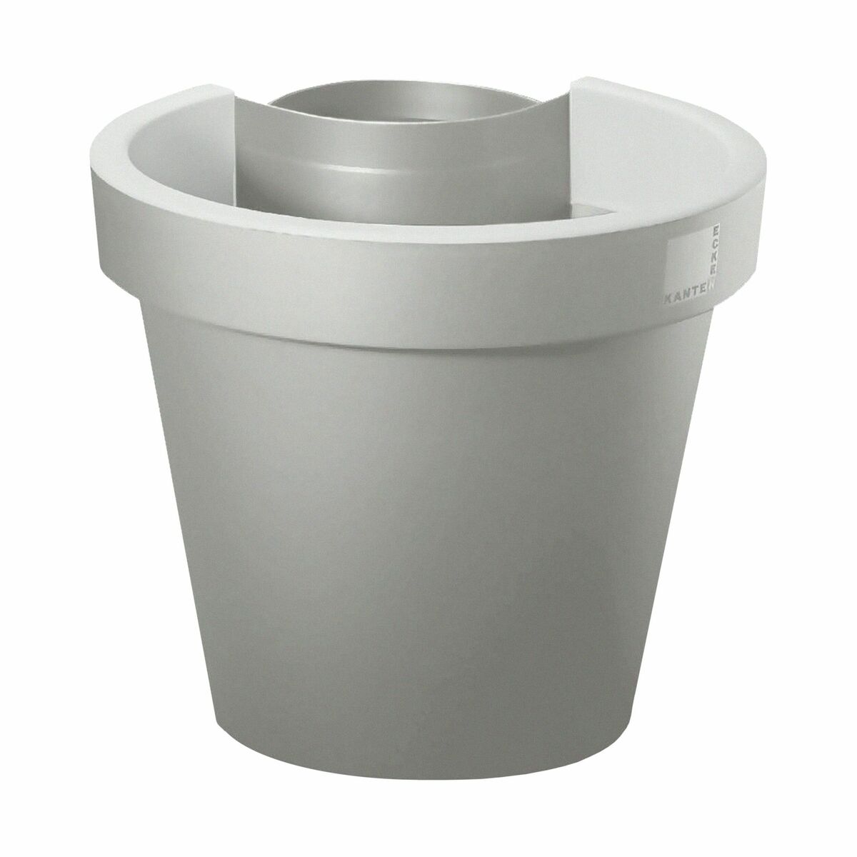 Donica wysoka na rynnę E&K śr. 24 cm piaskowa Vog