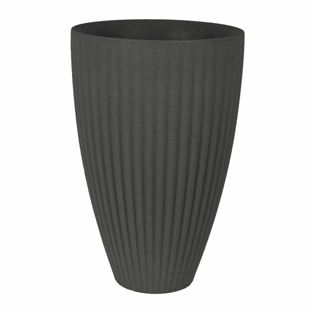 Donica wysoka Lotus śr.40 cm antracytowa Vog