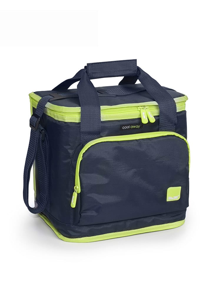 Ibili Torba termiczna w kolorze zielono-granatowym - (S)29 x (W)26 x (G)20 cm