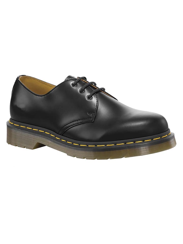 Dr. Martens Skórzane trzewiki w kolorze czarnym