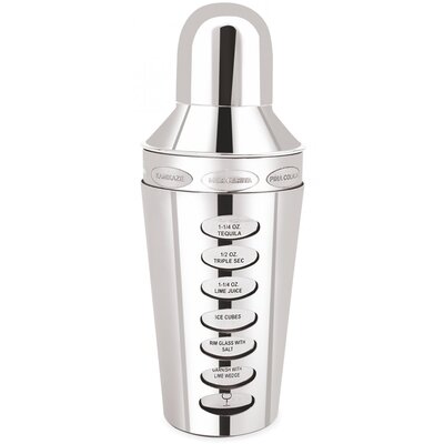 KingHoff SHAKER DO KOKTAJLI 600ml Z OBRACANYMI PRZEPISAMI KINGHOFF KH-1393