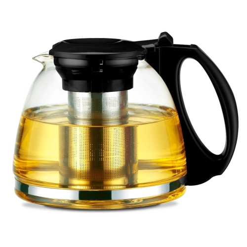 Zaparzacz dzbanek szklany do herbaty ziół kawy 1100ml