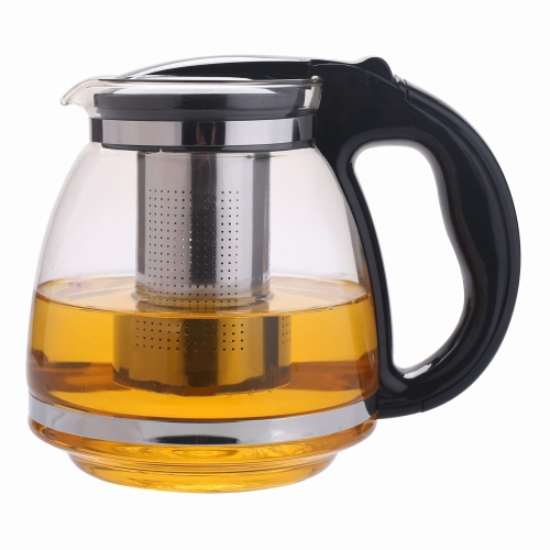 Dzbanek zaparzacz czajniczek szklany do herbaty ziół kawy