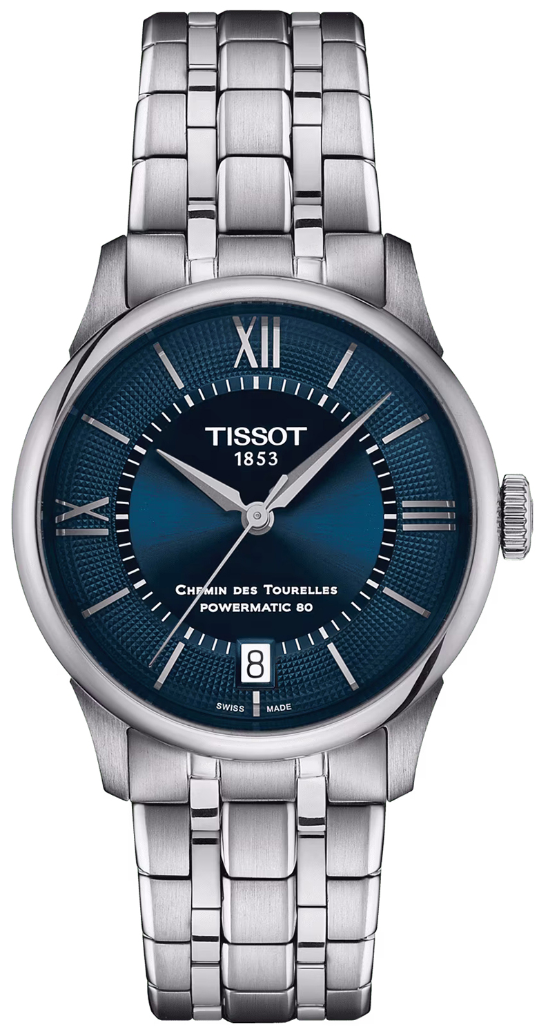 Zegarek Tissot T139.207.11.048.00 CHEMIN DES TOURELESS POWERMATIC 80 34 MM - Natychmiastowa WYSYŁKA 0zł (DHL DPD INPOST) | Grawer 1zł | Zwrot 100 dni