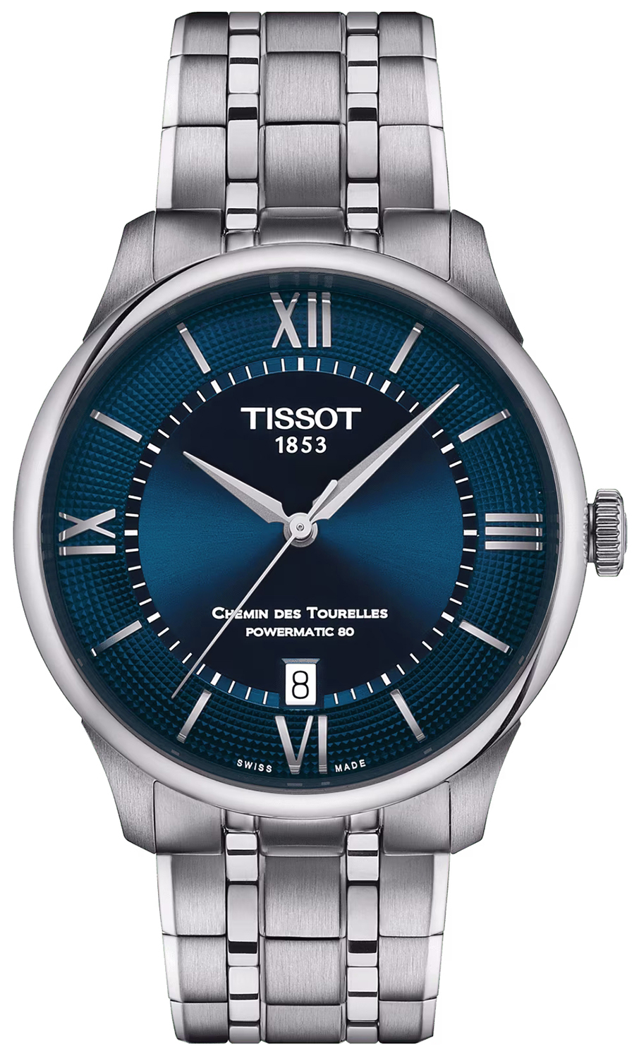Zegarek Tissot T139.807.11.048.00 CHEMIN DES TOURELESS POWERMATIC 80 39 MM
