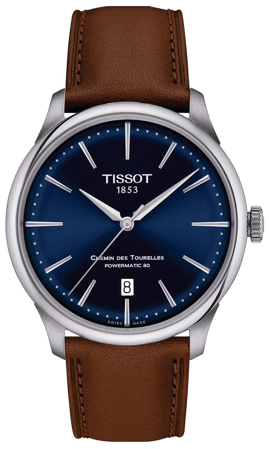 Zegarek Tissot T139.807.16.041.00 CHEMIN DES TOURELESS POWERMATIC 80 39 MM