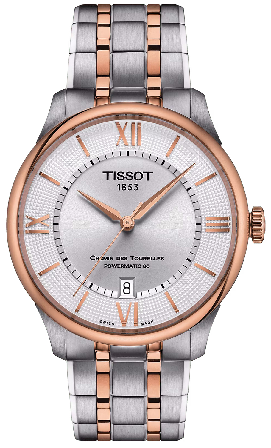 Zegarek Tissot T139.807.22.038.00 CHEMIN DES TOURELESS POWERMATIC 80 39 MM