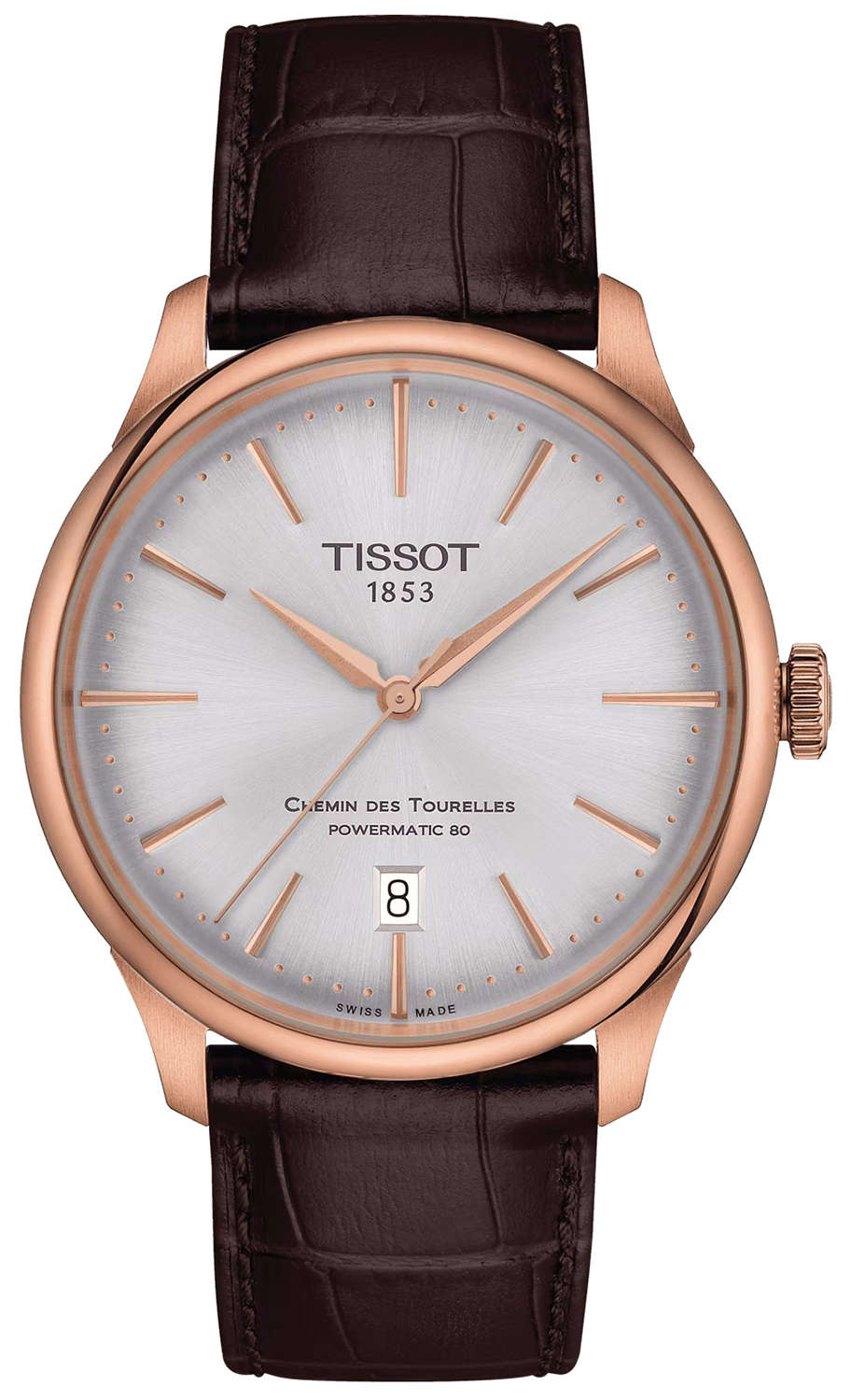 Zegarek Tissot T139.807.36.031.00 CHEMIN DES TOURELESS POWERMATIC 80 39 MM