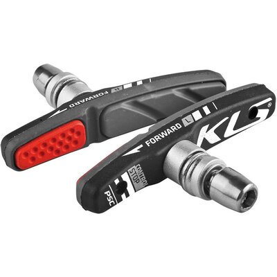 Kellys Klocki hamulcowe Controlstop V-02 (para) czarny-czerwony