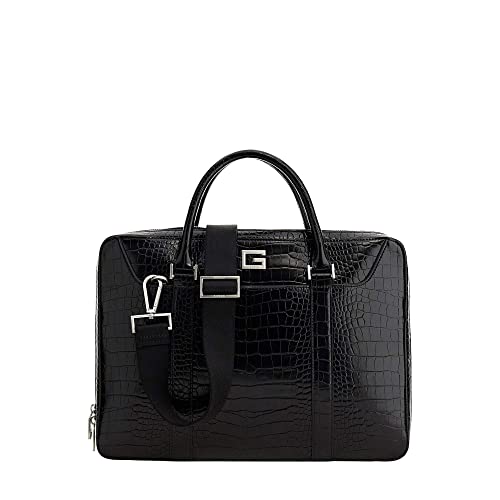 Guess Calabria Backpack, Mężczyzna, Black, Jeden rozmiar, Czarny