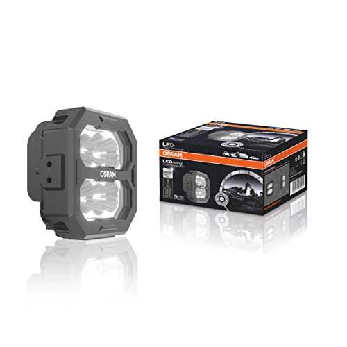 OSRAM LEDriving Cube PX2500 Spot, LEDPWL 107-FL, OFF ROAD, Lampy robocze LED, 2500 lumenów, pudełko składane (1 lampa)