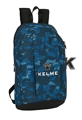 Mini plecak Kelme Break do codziennego użytku, 220x100x390 mm, Czarny/Granatowy
