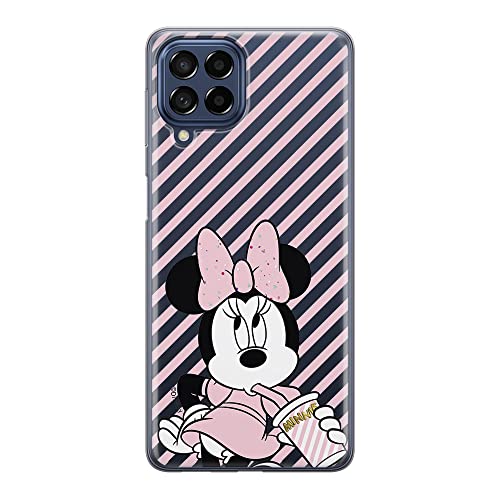 Etui Minnie 017 Disney Nadruk częściowy Przeźroczysty Producent: Samsung, Model: M33 5G