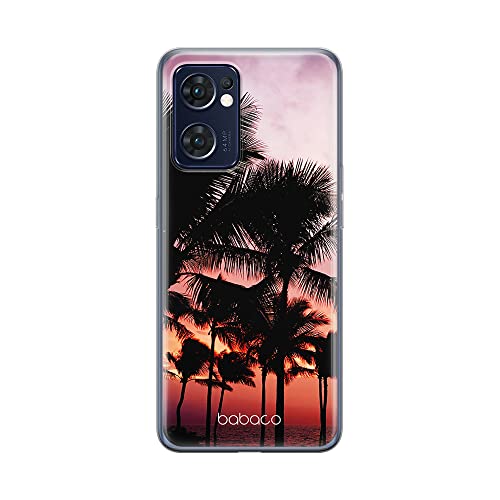 ERT GROUP etui na telefon Oppo RENO 7 5G, case oryginalny i oficjalnie licencjonowany przez Babaco, wzór Nature 001, optymalnie dopasowane, plecki z TPU