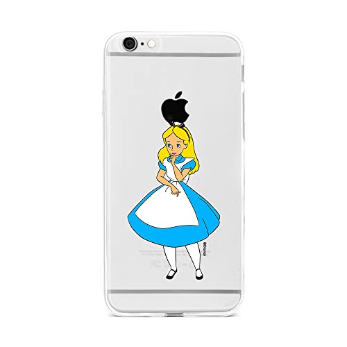 ERT GROUP etui na telefon Apple Iphone 6/6S, case oryginalny i oficjalnie licencjonowany przez Disney, wzór Alice 010, optymalnie dopasowane, plecki z TPU częściowo przeźroczyste